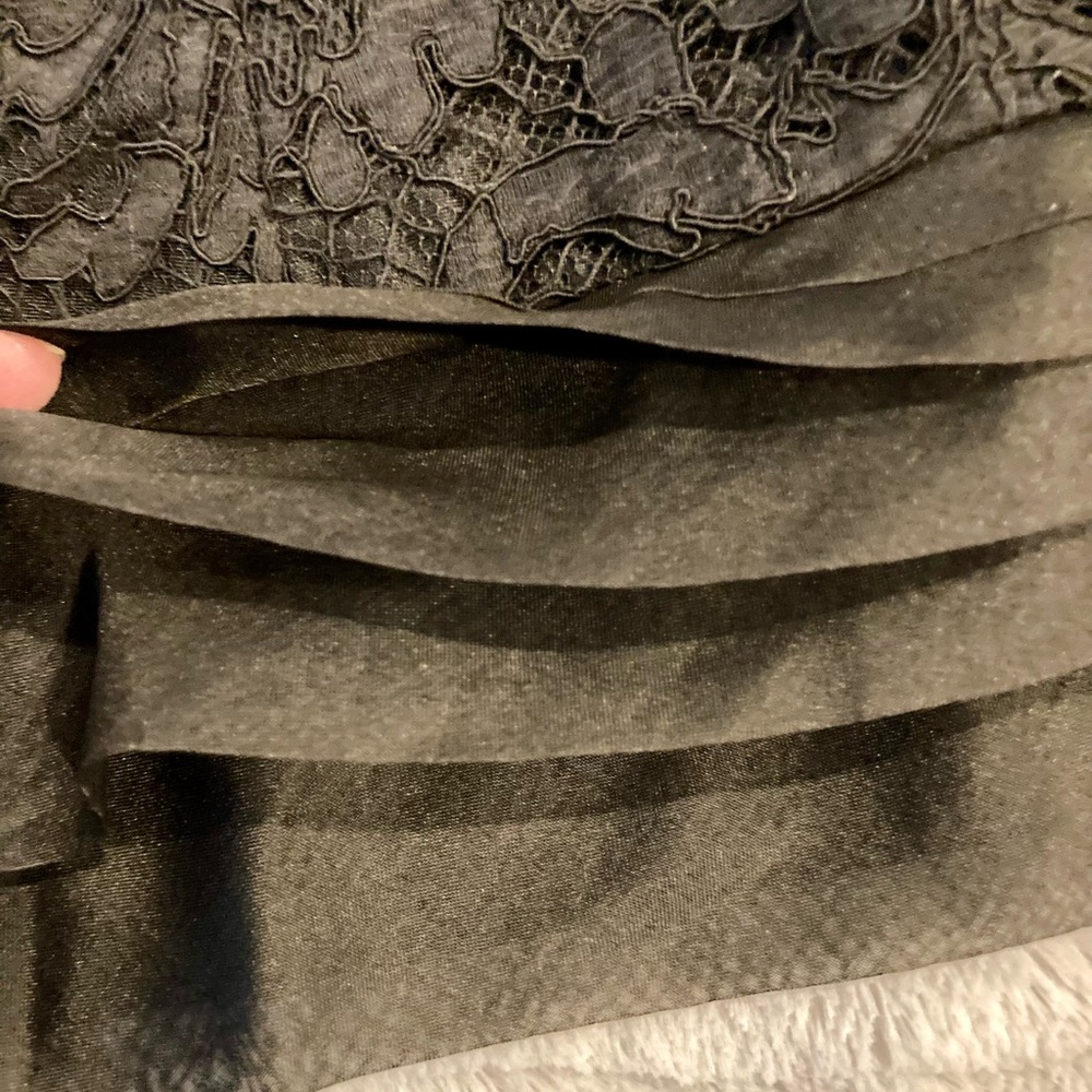 Robell Vintage Black Strapless Lace Dress - Picture 13 of 16